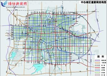 潍坊市区各道路地图